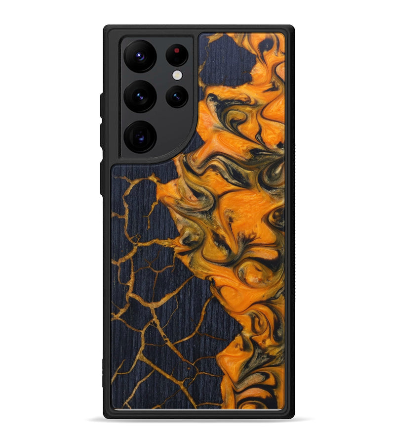 Galaxy S22 Ultra Wood+Resin Phone Case - Kinsleigh (Lava, 624974)