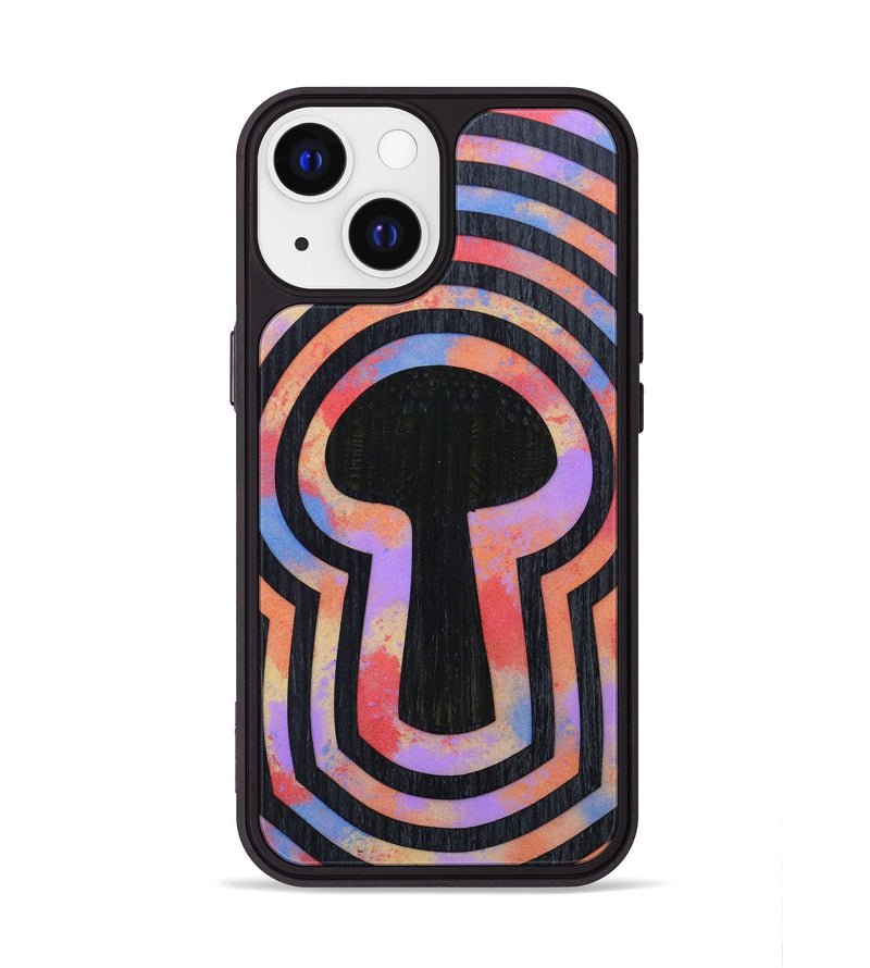 iPhone 13 Wood+Resin Phone Case - Donald (Retro, 636258)
