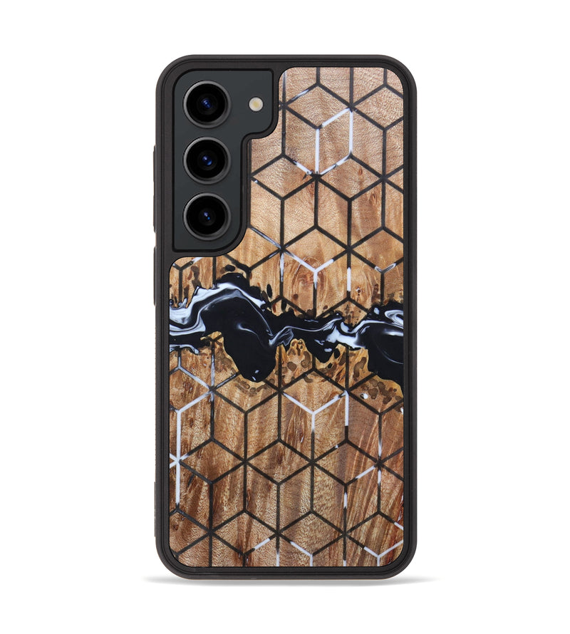 Galaxy S23 Wood+Resin Phone Case - Aline (Pattern, 627168)