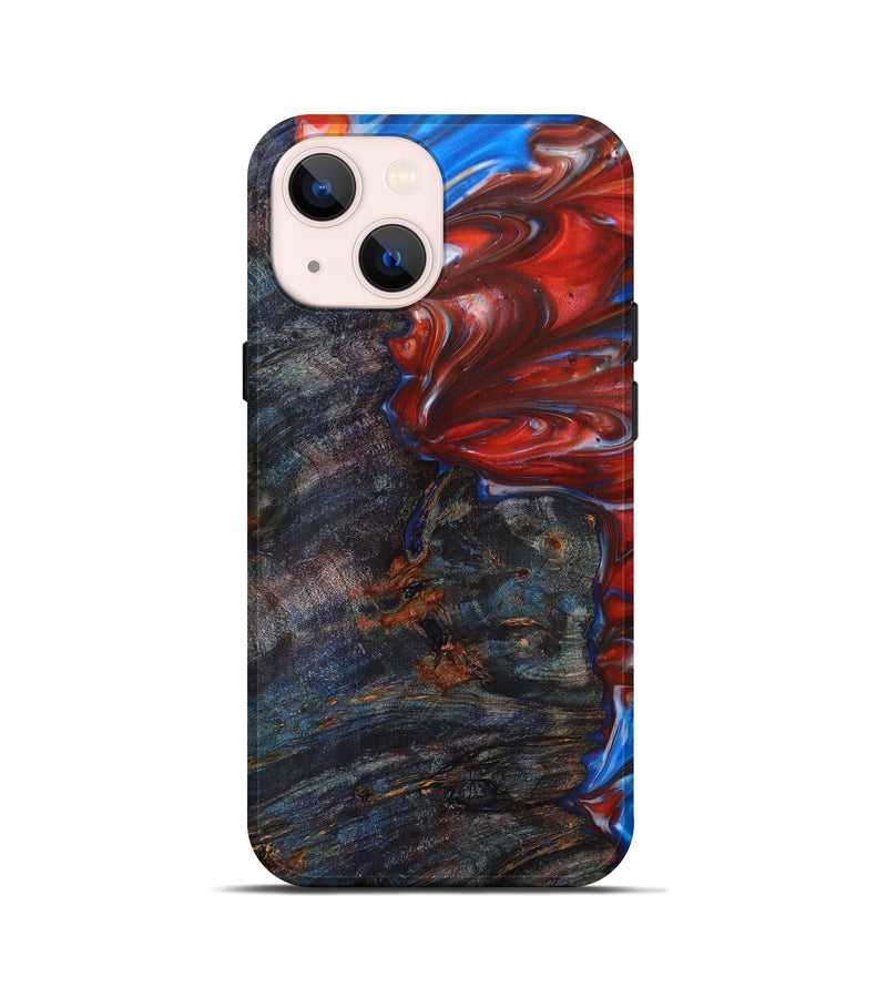 iPhone 13 mini Wood+Resin Live Edge Phone Case - Amir (Artist Pick, 626341)