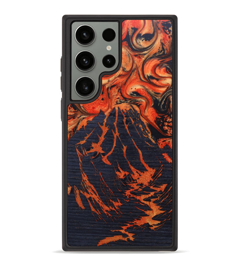 Galaxy S23 Ultra Wood+Resin Phone Case - Kayleigh (Lava, 626058)