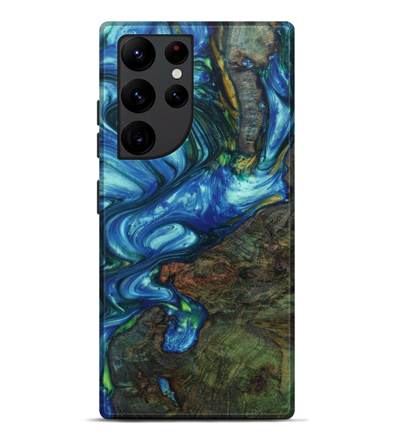 Galaxy S22 Ultra Wood+Resin Live Edge Phone Case - Babbie (Artist Pick, 633262)
