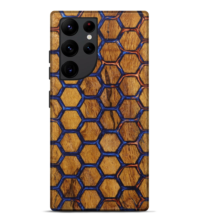 Galaxy S22 Ultra Wood+Resin Live Edge Phone Case - Melissa (Artist Pick, 638973)