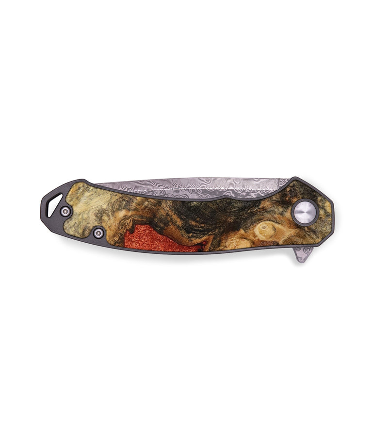EDC Wood+Resin Pocket Knife - Elsie (Wood Burl, 648382)
