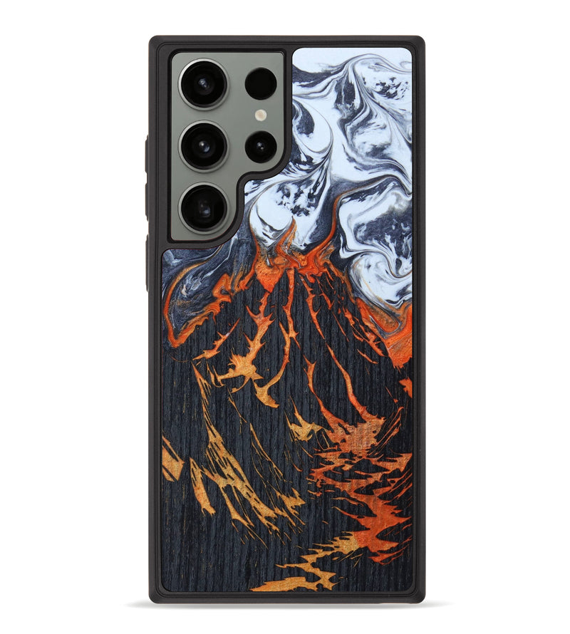 Galaxy S23 Ultra Wood+Resin Phone Case - Darien (Lava, 627196)