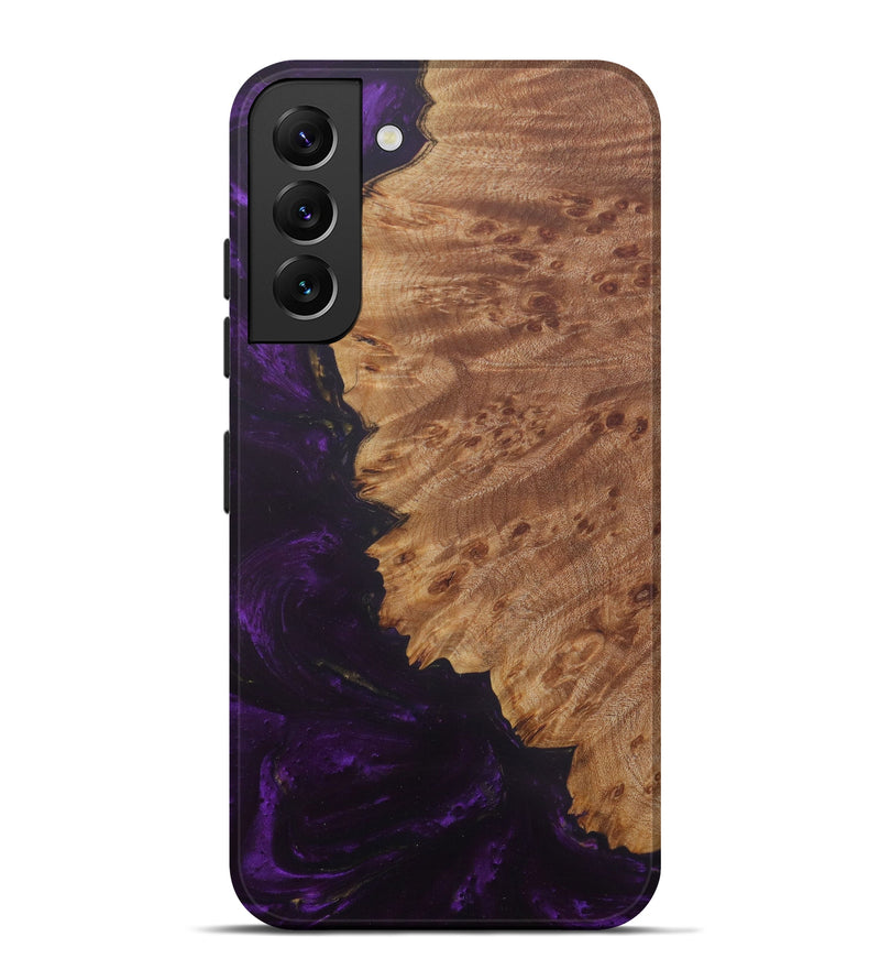 Galaxy S22 Plus Wood+Resin Live Edge Phone Case - Greta (Purple, 580676)