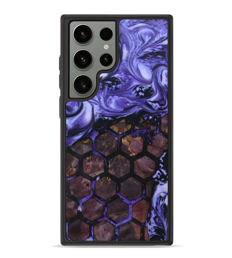 Galaxy S23 Ultra Wood+Resin Phone Case - Donavan (Pattern, 626426)