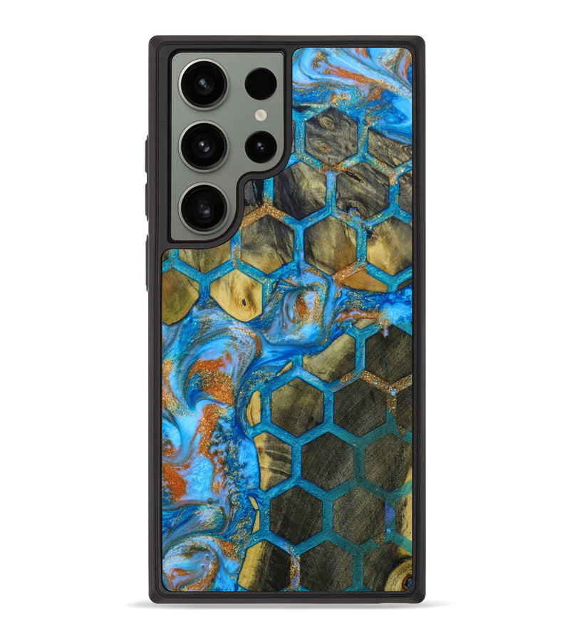 Galaxy S23 Ultra Wood+Resin Phone Case - Darla (Pattern, 645010)