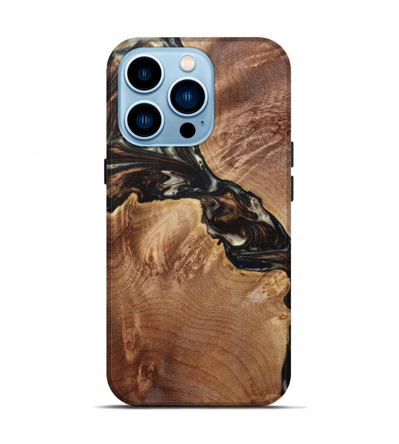 iPhone 14 Pro Wood+Resin Live Edge Phone Case - Brogan (Artist Pick, 625500)
