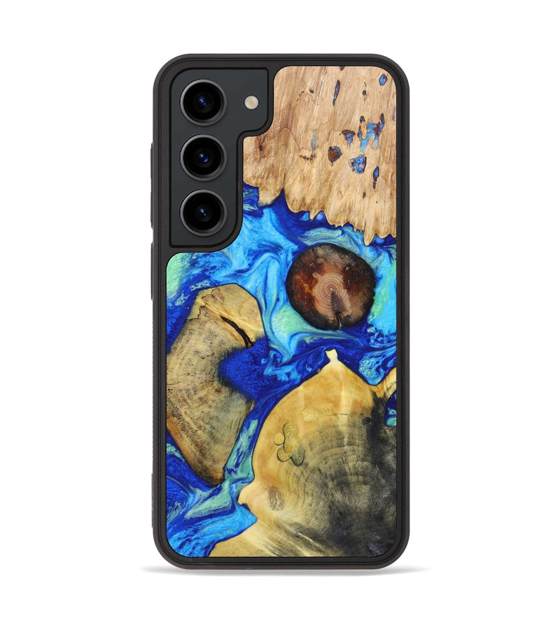 Galaxy S23 Wood+Resin Phone Case - Darci (Mosaic, 632195)