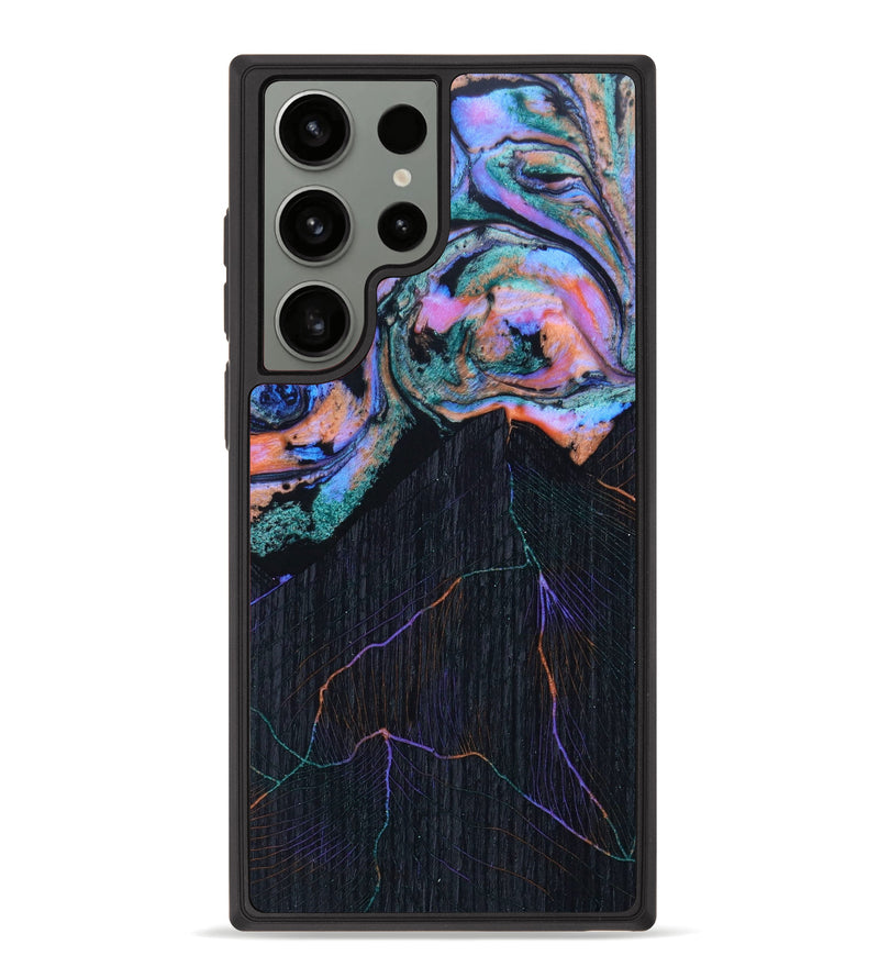 Galaxy S23 Ultra Wood+Resin Phone Case - Yandel (Pattern, 622335)