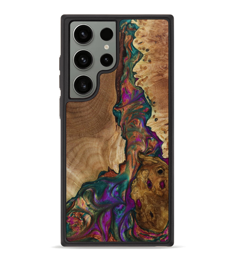 Galaxy S23 Ultra Wood+Resin Phone Case - Reese (Mosaic, 648165)