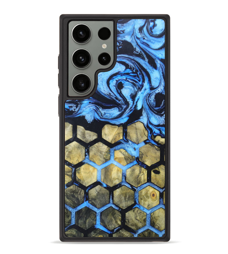 Galaxy S23 Ultra Wood+Resin Phone Case - Bethzy (Pattern, 625703)
