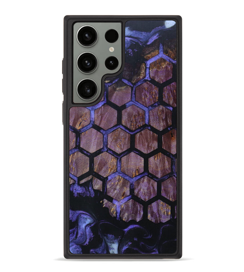 Galaxy S23 Ultra Wood+Resin Phone Case - Burl (Pattern, 621295)