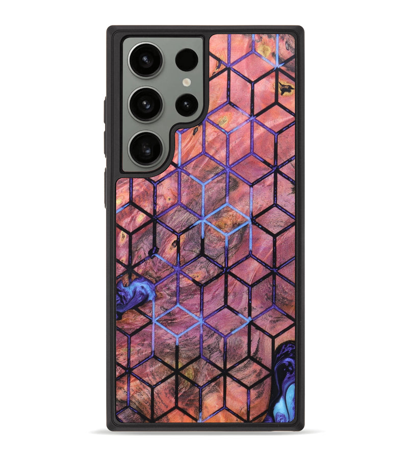 Galaxy S23 Ultra Wood+Resin Phone Case - Kaiser (Pattern, 630302)