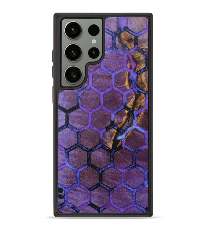 Galaxy S23 Ultra Wood+Resin Phone Case - Clover (Pattern, 628721)