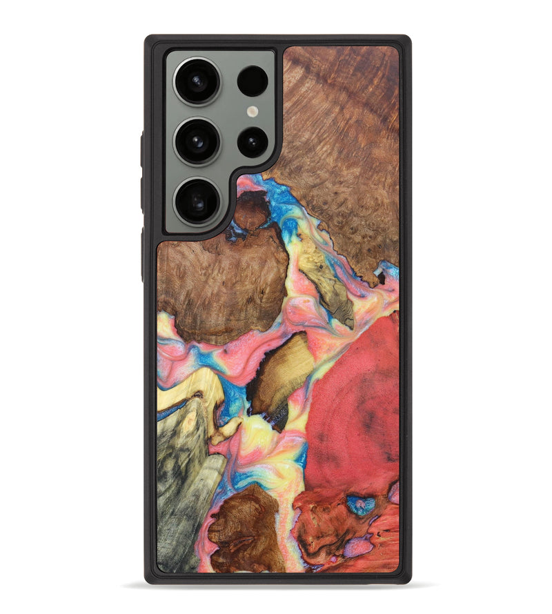 Galaxy S23 Ultra Wood+Resin Phone Case - Annaliese (Mosaic, 625865)