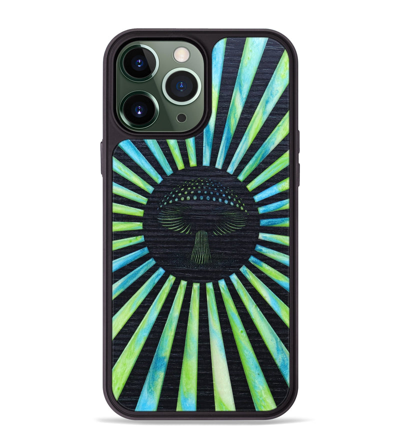 iPhone 13 Pro Max Wood+Resin Phone Case - Amargo (Retro, 633936)