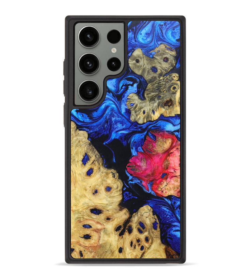 Galaxy S23 Ultra Wood+Resin Phone Case - Jenna (Mosaic, 629593)