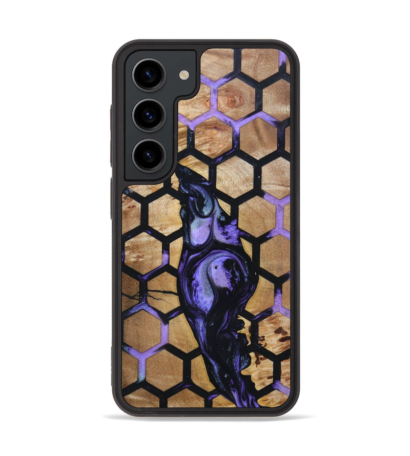 Galaxy S23 Wood+Resin Phone Case - Kraig (Pattern, 630502)