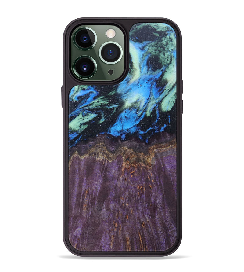 iPhone 13 Pro Max Wood+Resin Phone Case - Jayce (Aurora, 621272)