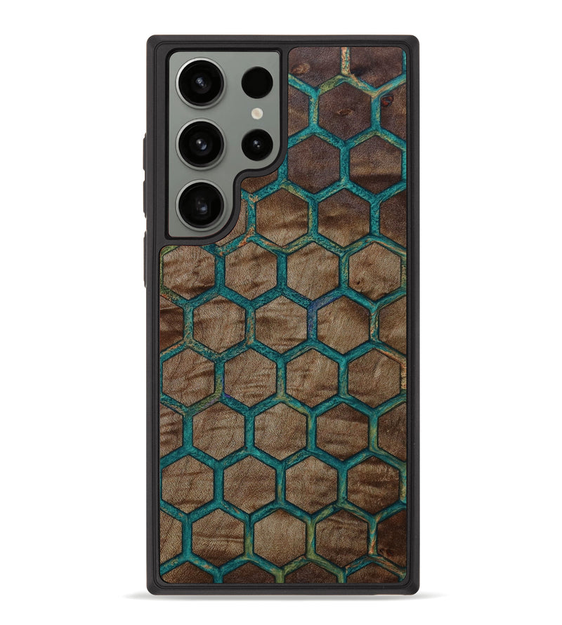 Galaxy S23 Ultra Wood+Resin Phone Case - Fiona (Pattern, 646462)