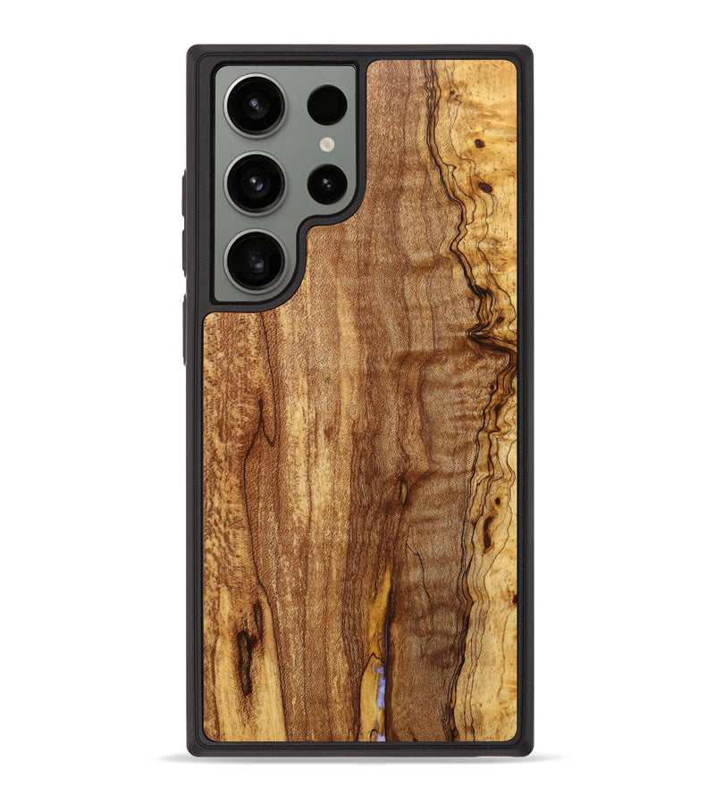 Galaxy S23 Ultra Wood+Resin Phone Case - Ruby (Maple Burl, 638121)
