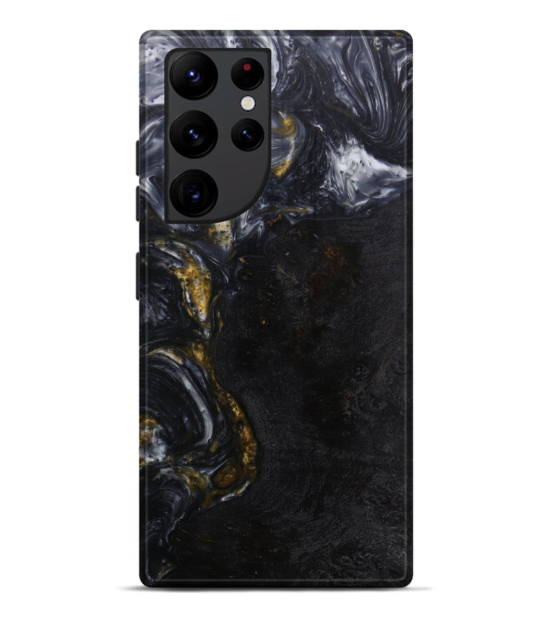 Galaxy S22 Ultra Wood+Resin Live Edge Phone Case - Marianne (Metallic, 588735)