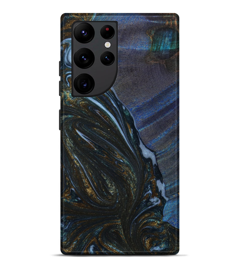 Galaxy S22 Ultra Wood+Resin Live Edge Phone Case - Ramona (Artist Pick, 647248)