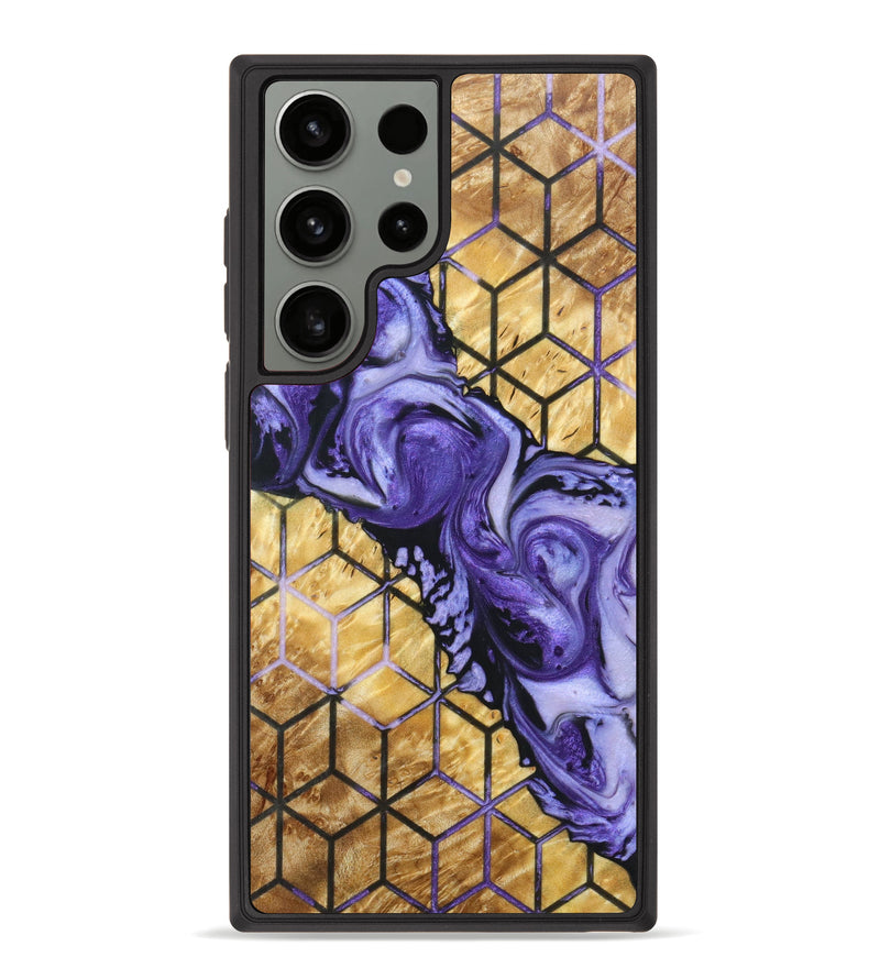 Galaxy S23 Ultra Wood+Resin Phone Case - Neal (Pattern, 626424)