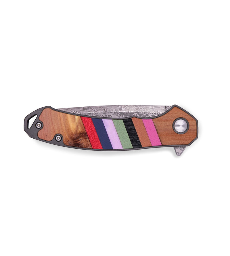 EDC Wood+Resin Pocket Knife - Martin (Retro, 637046)