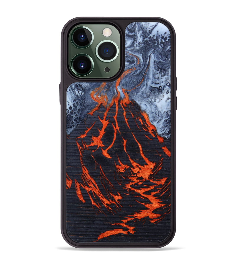 iPhone 13 Pro Max Wood+Resin Phone Case - Kristopher (Lava, 626315)