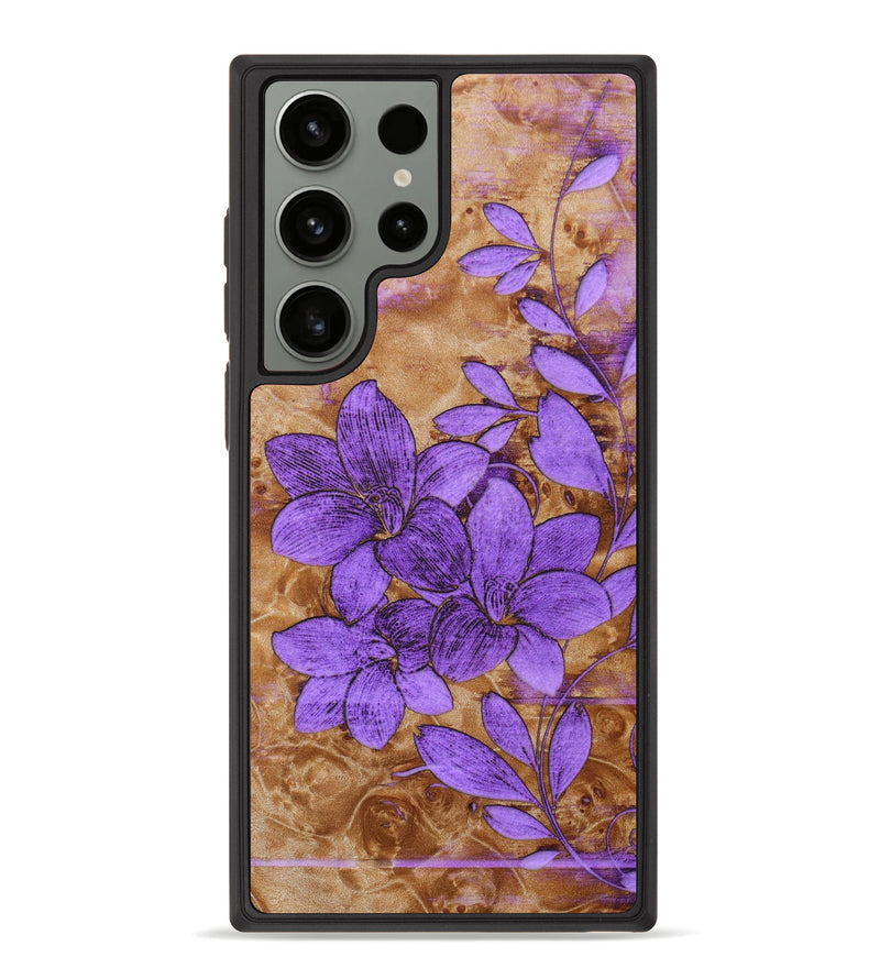 Galaxy S23 Ultra Wood+Resin Phone Case - Yolanda (Spring, 640231)