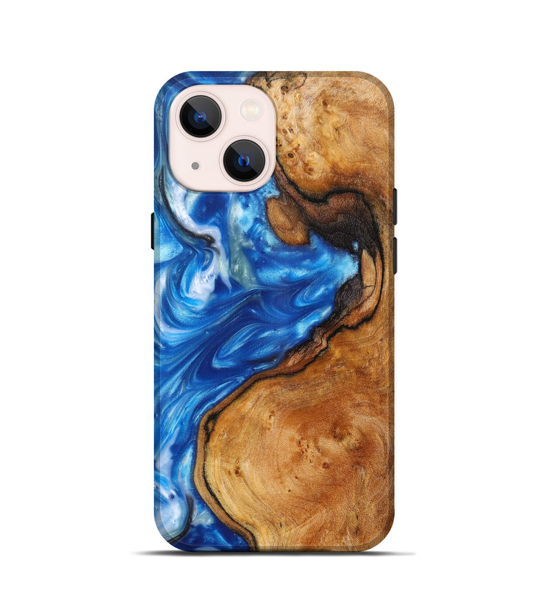 iPhone 13 mini Wood+Resin Live Edge Phone Case - Akira (Artist Pick, 611168)