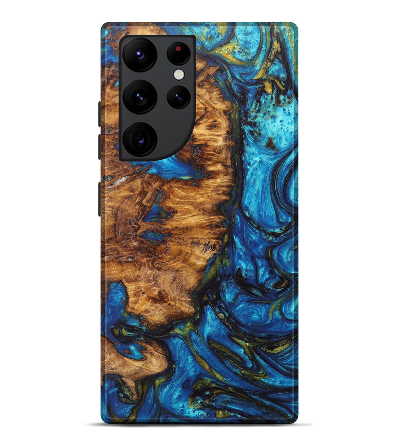 Galaxy S22 Ultra Wood+Resin Live Edge Phone Case - Shaquille (Artist Pick, 621659)