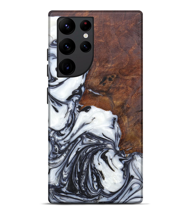 Galaxy S22 Ultra Wood+Resin Live Edge Phone Case - Savita (Artist Pick, 606784)