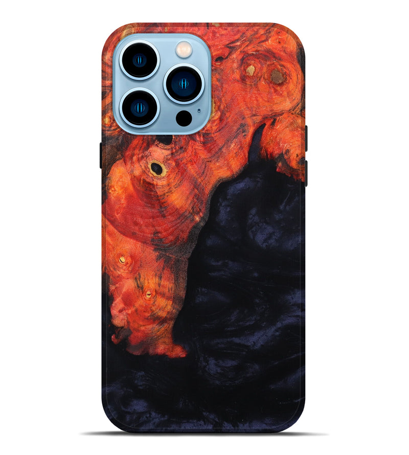 iPhone 14 Pro Max Wood+Resin Live Edge Phone Case - Bianca (Artist Pick, 635133)