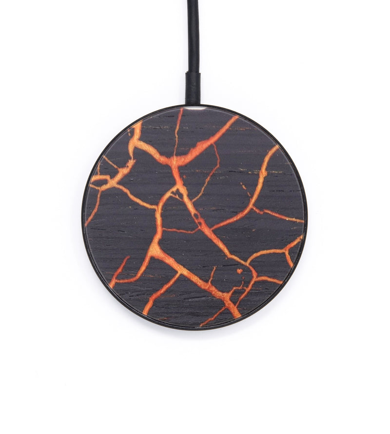 Circle Wood+Resin Wireless Charger - Kenzie (Lava, 628887)