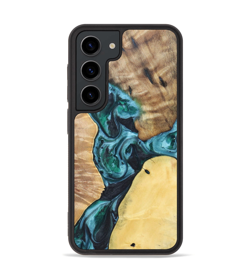 Galaxy S23 Wood+Resin Phone Case - Lacey (Mosaic, 628759)