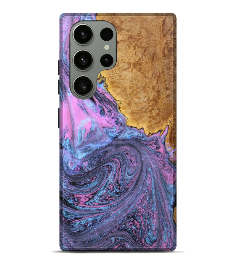 Galaxy S23 Ultra Wood+Resin Live Edge Phone Case - Forrest (Artist Pick, 637042)