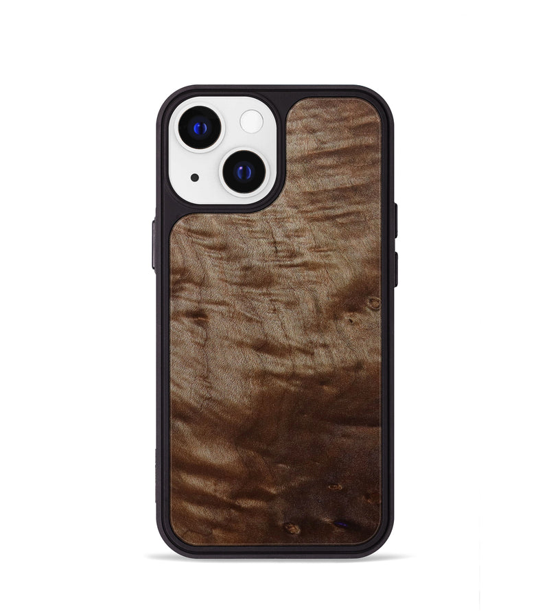 iPhone 13 mini Wood+Resin Phone Case - Lucille (Wood Burl, 646561)