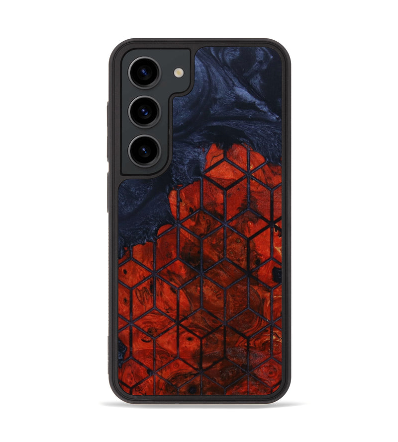 Galaxy S23 Wood+Resin Phone Case - Wanda (Pattern, 641300)