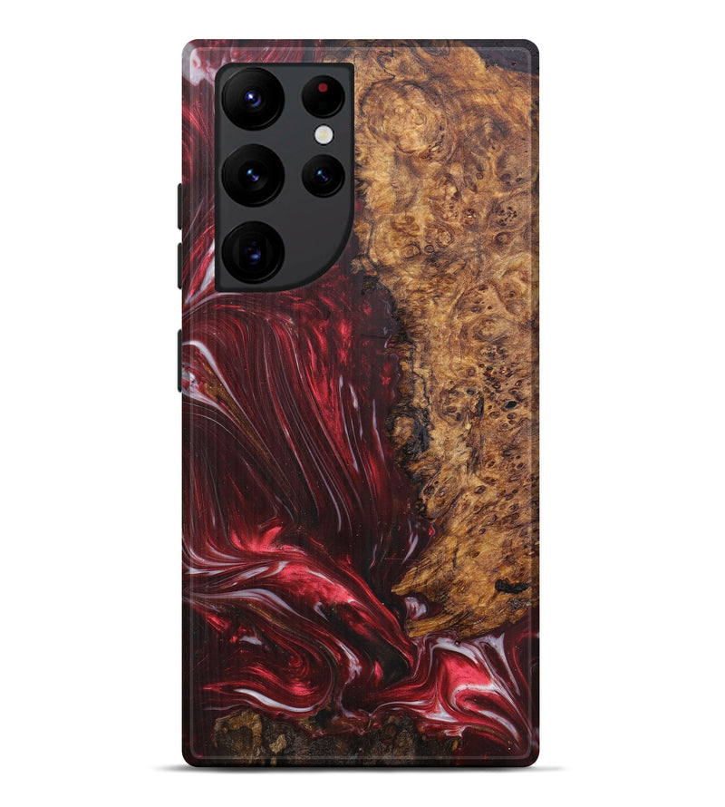 Galaxy S22 Ultra Wood+Resin Live Edge Phone Case - Lurette (Artist Pick, 607258)
