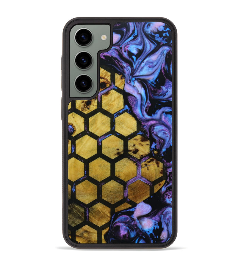 Galaxy S23 Plus Wood+Resin Phone Case - Alexander (Pattern, 643216)