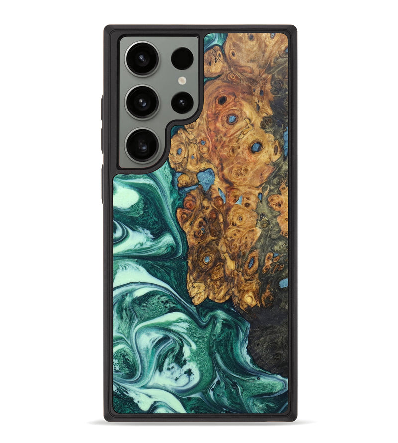 Galaxy S23 Ultra Wood+Resin Phone Case - Winter (Artist Pick, 631726)