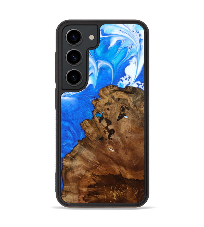 Galaxy S23 Wood+Resin Phone Case - Dillon (Blue, 645234)