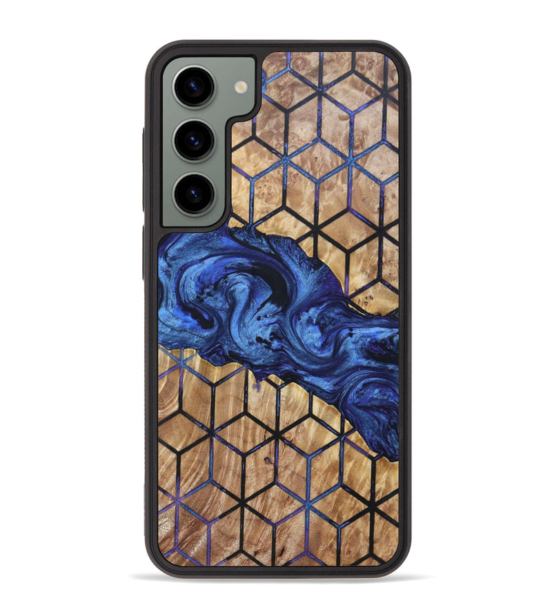 Galaxy S23 Plus Wood+Resin Phone Case - Mitzi (Pattern, 623955)