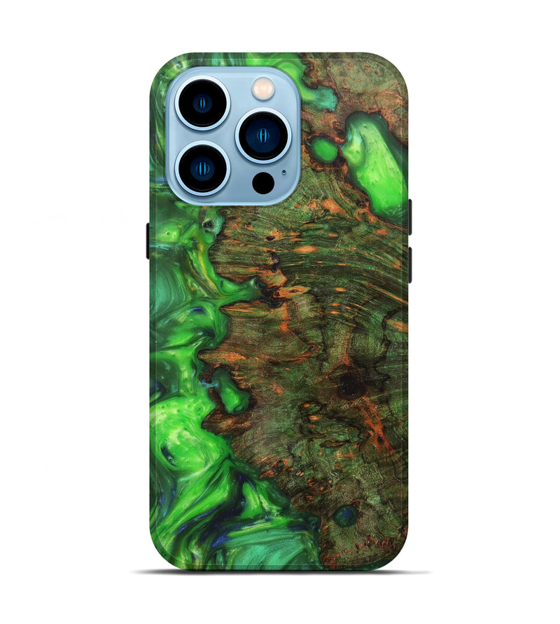 iPhone 14 Pro Wood+Resin Live Edge Phone Case - Vivian (Artist Pick, 616941)