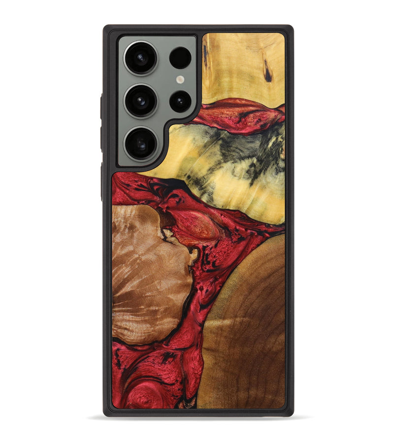 Galaxy S23 Ultra Wood+Resin Phone Case - Jayceon (Mosaic, 639788)
