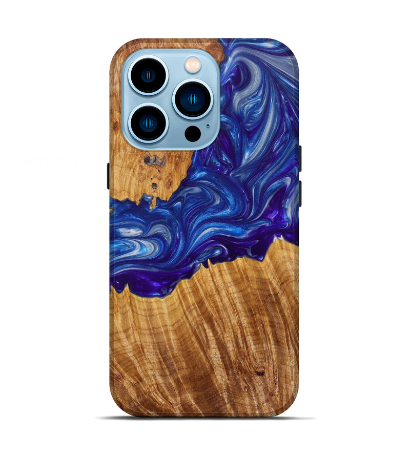iPhone 14 Pro Wood+Resin Live Edge Phone Case - Toccara (Artist Pick, 616962)